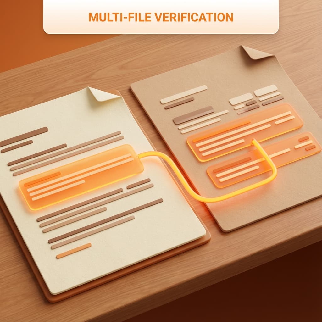 複数文書の突合チェック